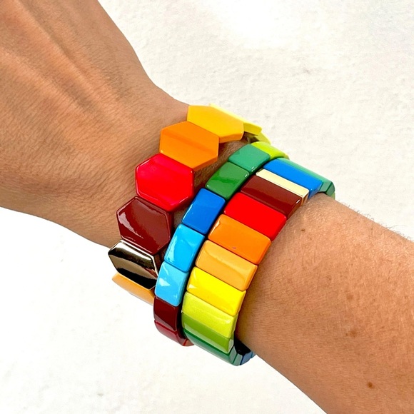 Joy-All-Around Colorful Bracelets - Picture 3 of 5